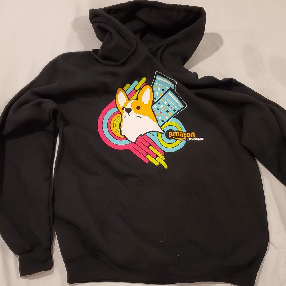 Amazon Developer Hoodie... With Doge mixed into the artwork